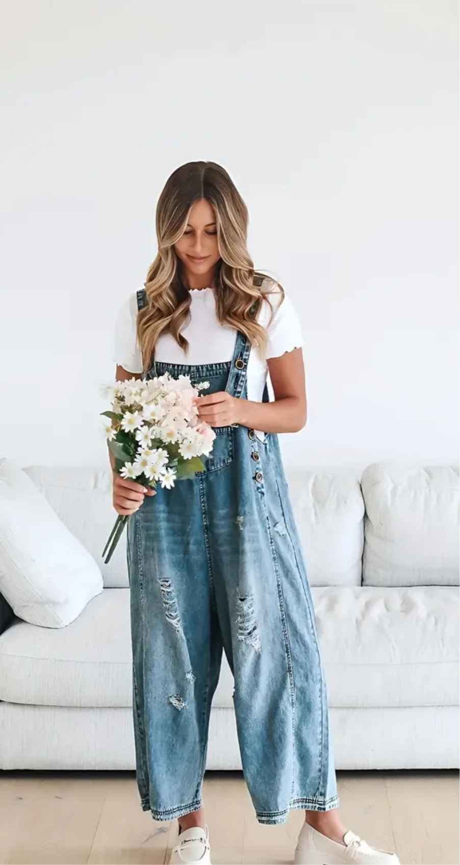 Sally Denim Overall