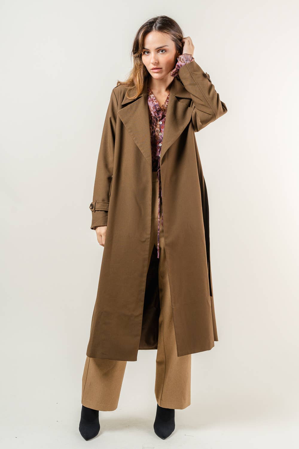 Ciara LONG TRENCH COAT