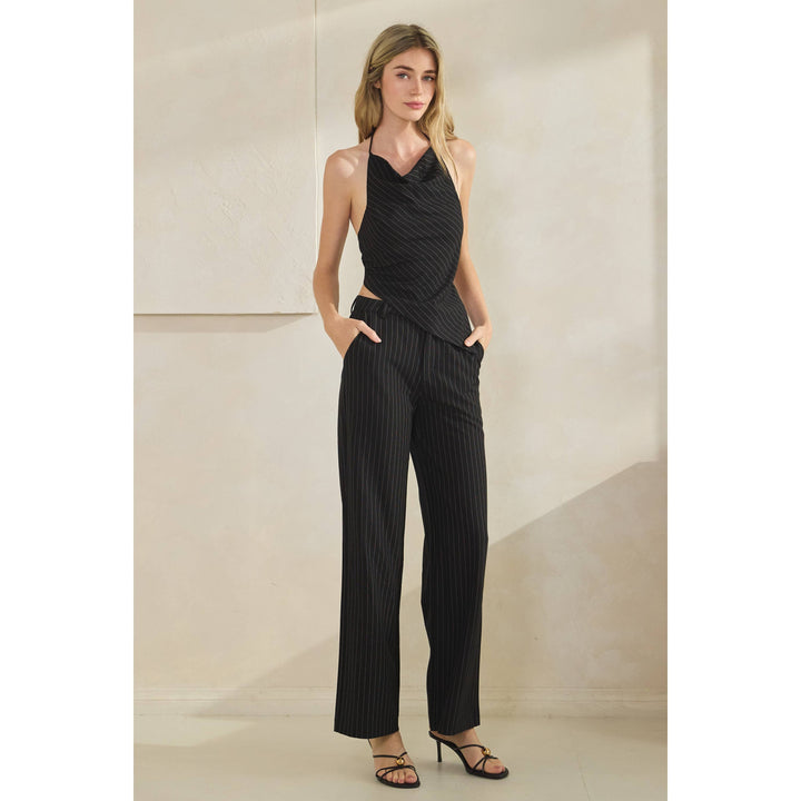 Ale Stripe Halter Top & Pant Set