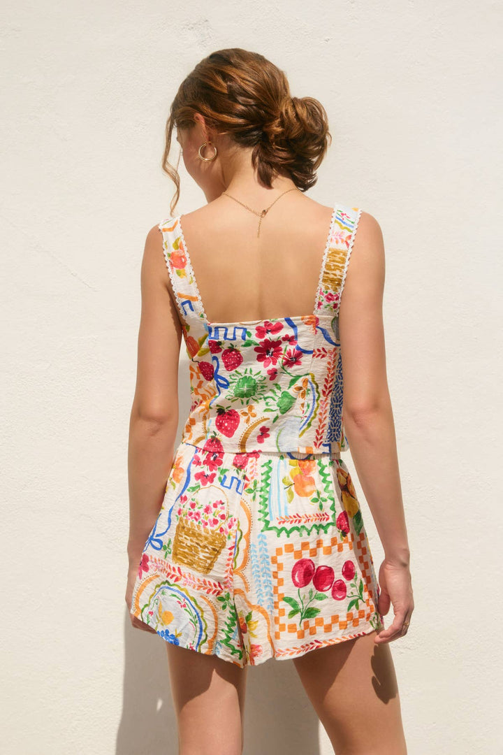 My Sweetest Thing Lace Trim Tank Top