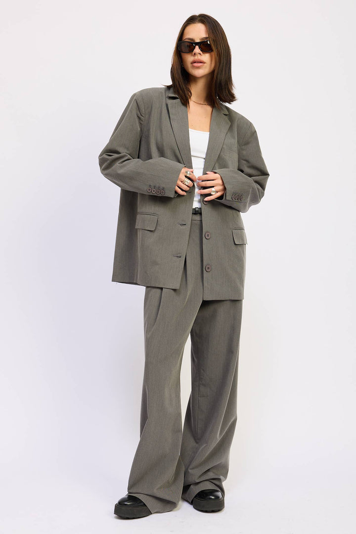 LUCILE HIGH WAIST TROUSER PANT WITH BELT