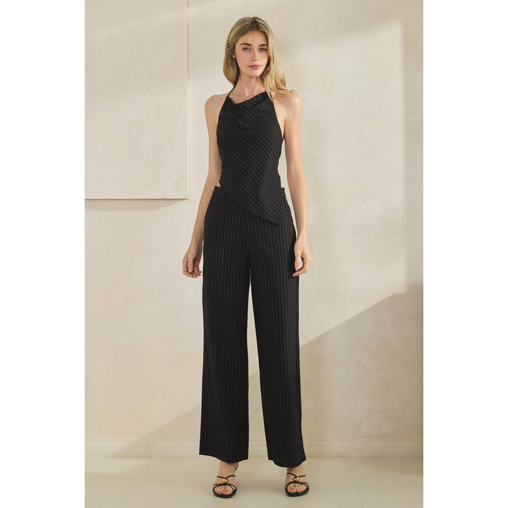 Ale Stripe Halter Top & Pant Set