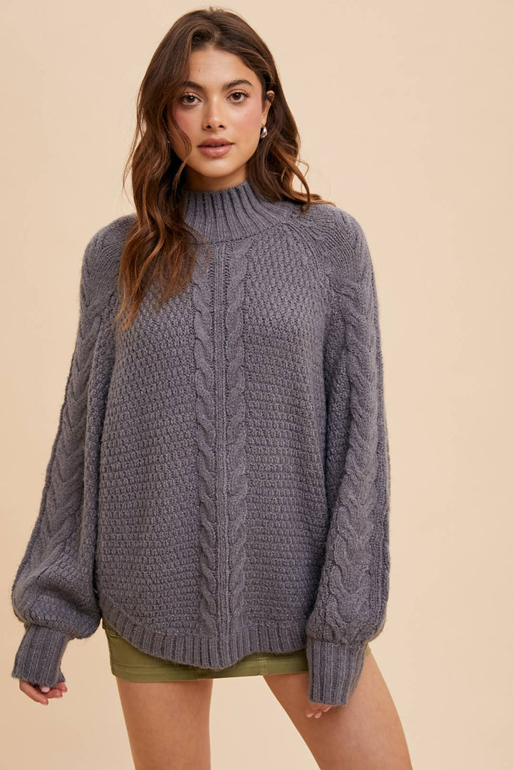 DYLAN  KNIT HIGHNECK SWEATER