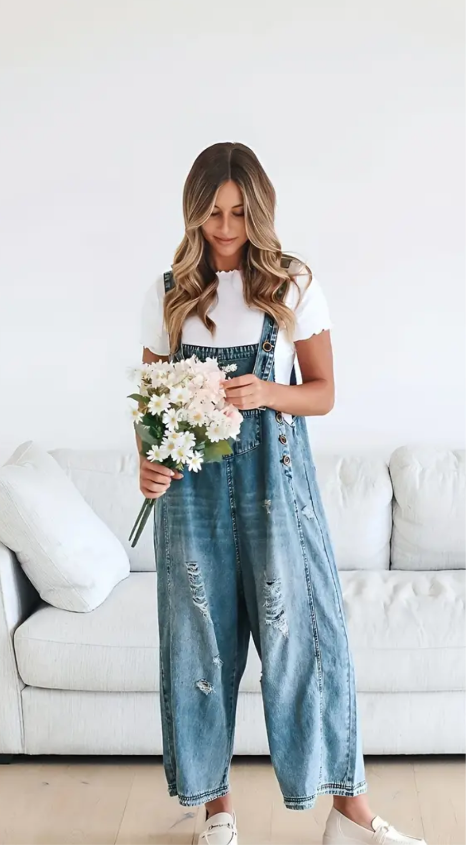 Sally Denim Overall