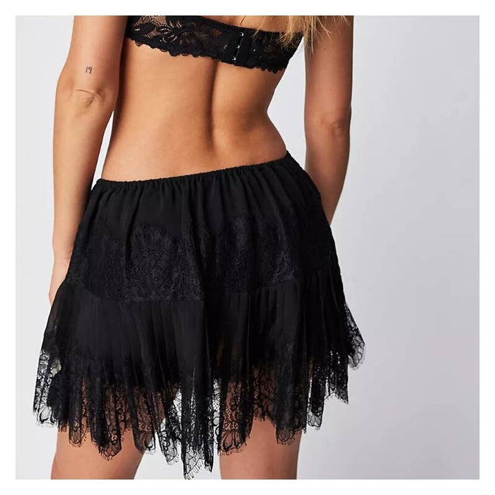 Nati Lace Mini Skirt