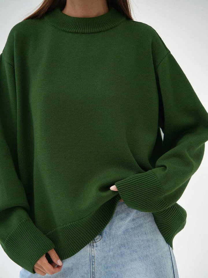 Lowkey Round Neck Long Sleeves Casual Swearter