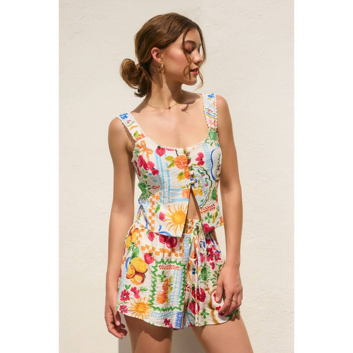 My Sweetest Thing Lace Trim Tank Top