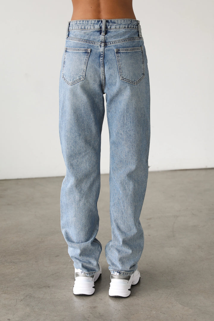 Lua High Rise Straight Leg Denim