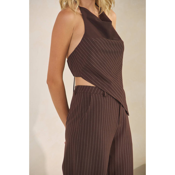 Ale Stripe Halter Top & Pant Set