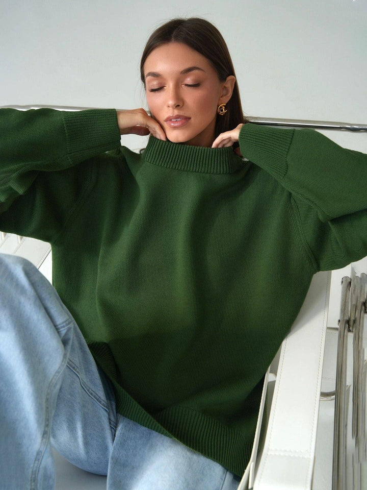 Lowkey Round Neck Long Sleeves Casual Swearter