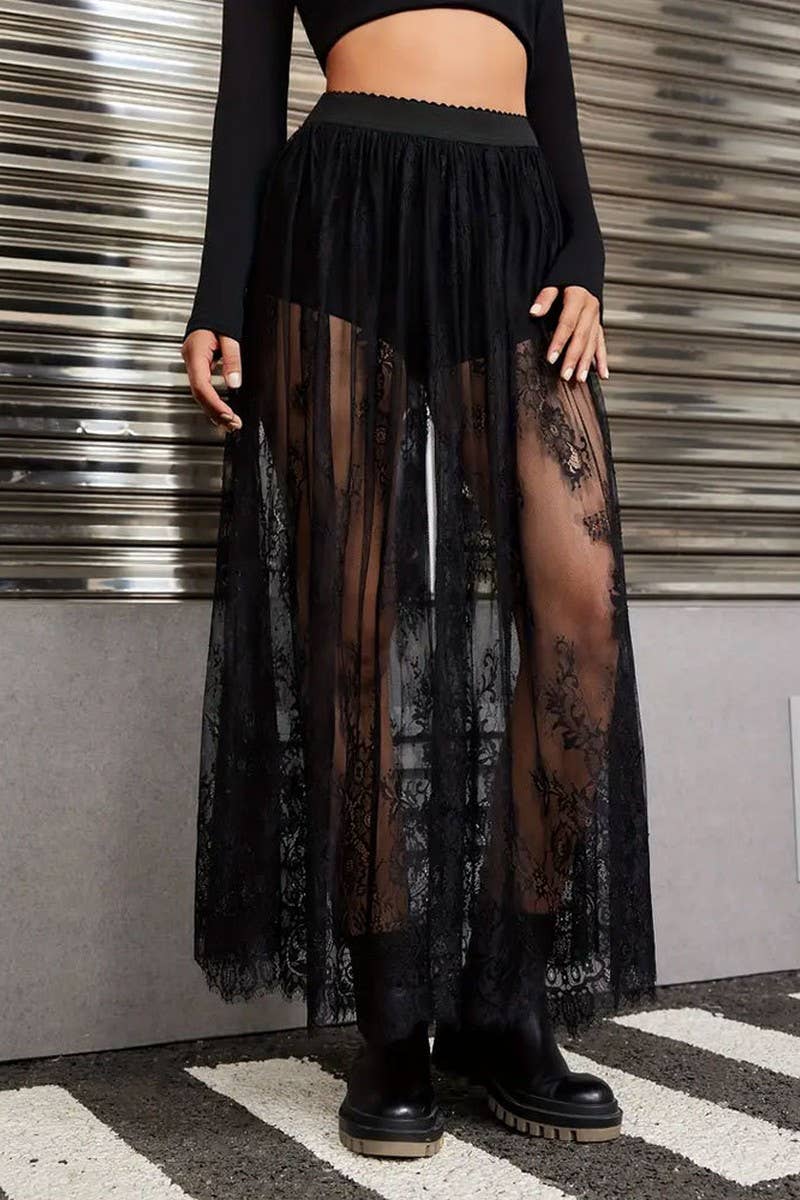 Lizy lace skirt