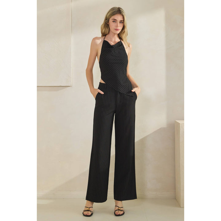 Ale Stripe Halter Top & Pant Set