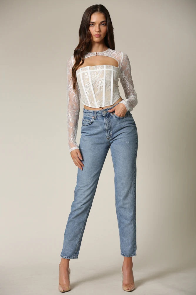 Blanca lace top