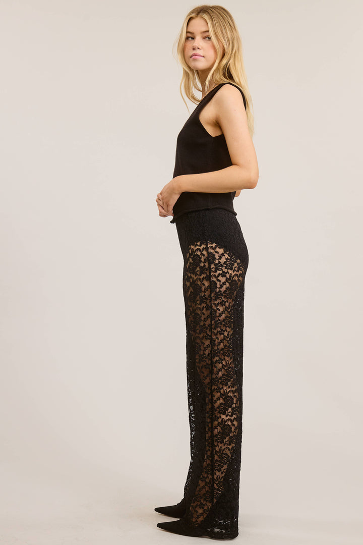 CARTER LACE PANTS WITH UNDERWEAR LINING