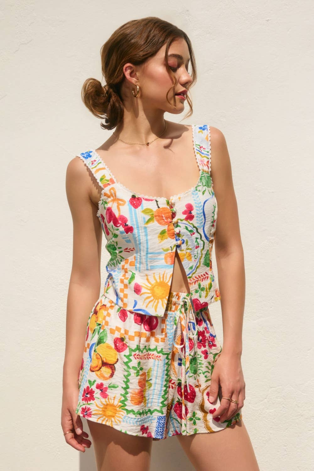 My Sweetest Thing Lace Trim Tank Top