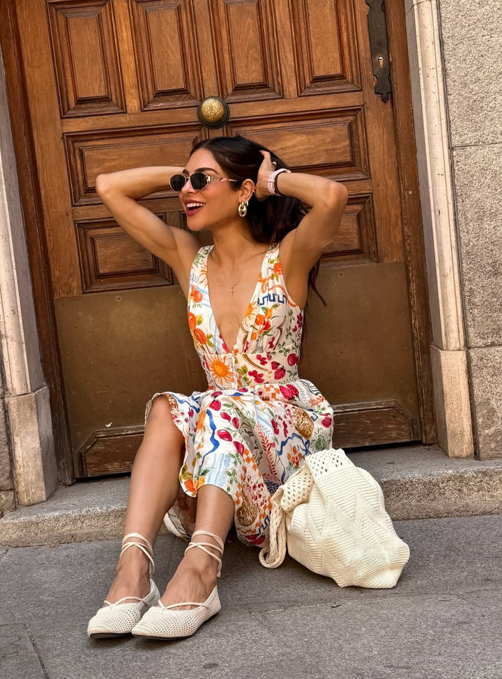 Monique Corset Midi Dress