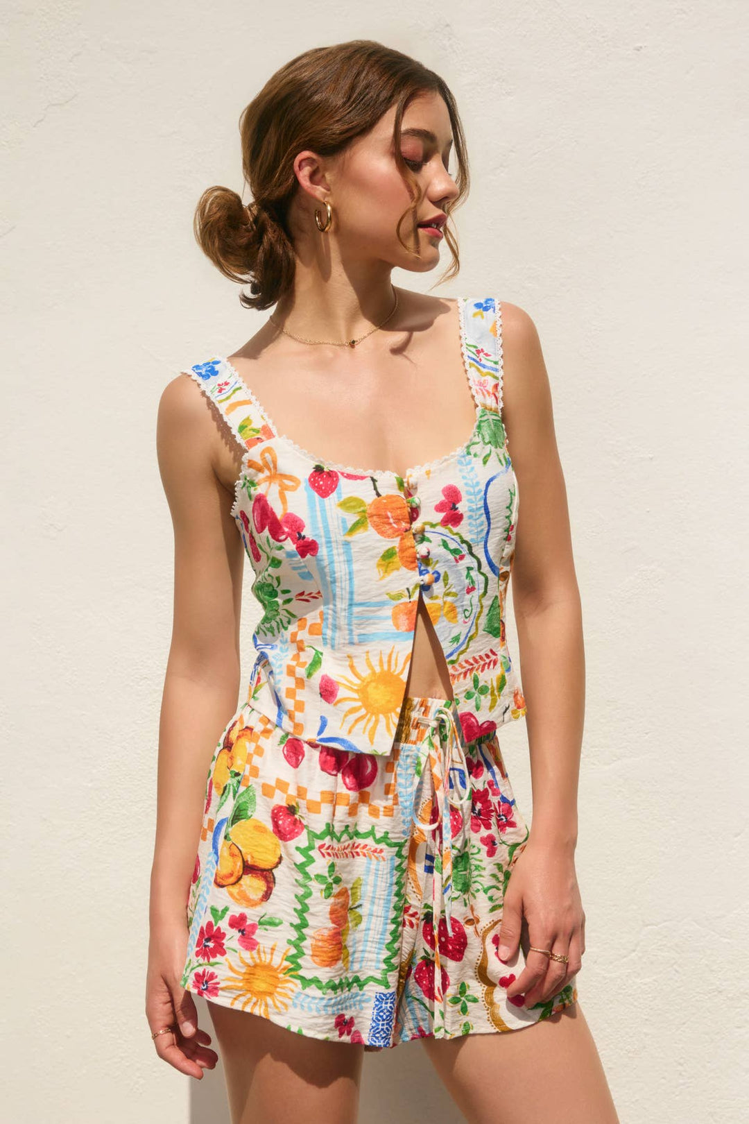 My Sweetest Thing Lace Trim Tank Top