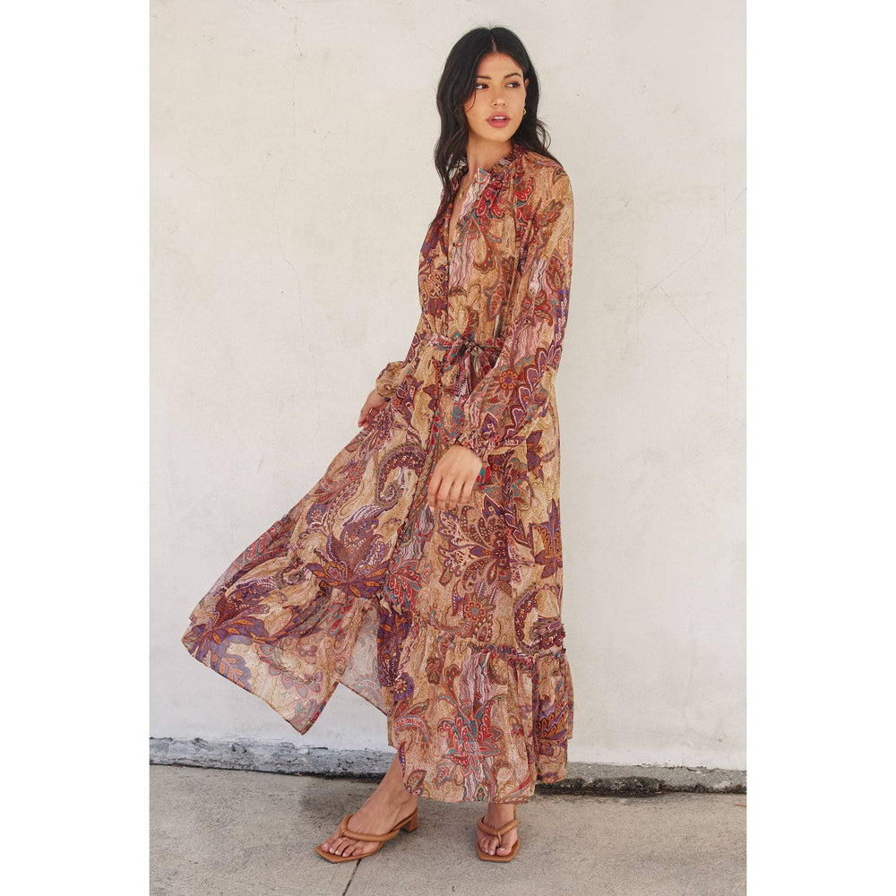 Ava Down Maxi Dress - Dresses