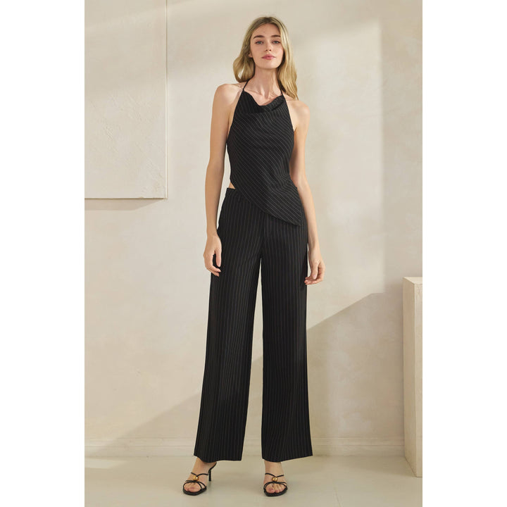 Ale Stripe Halter Top & Pant Set