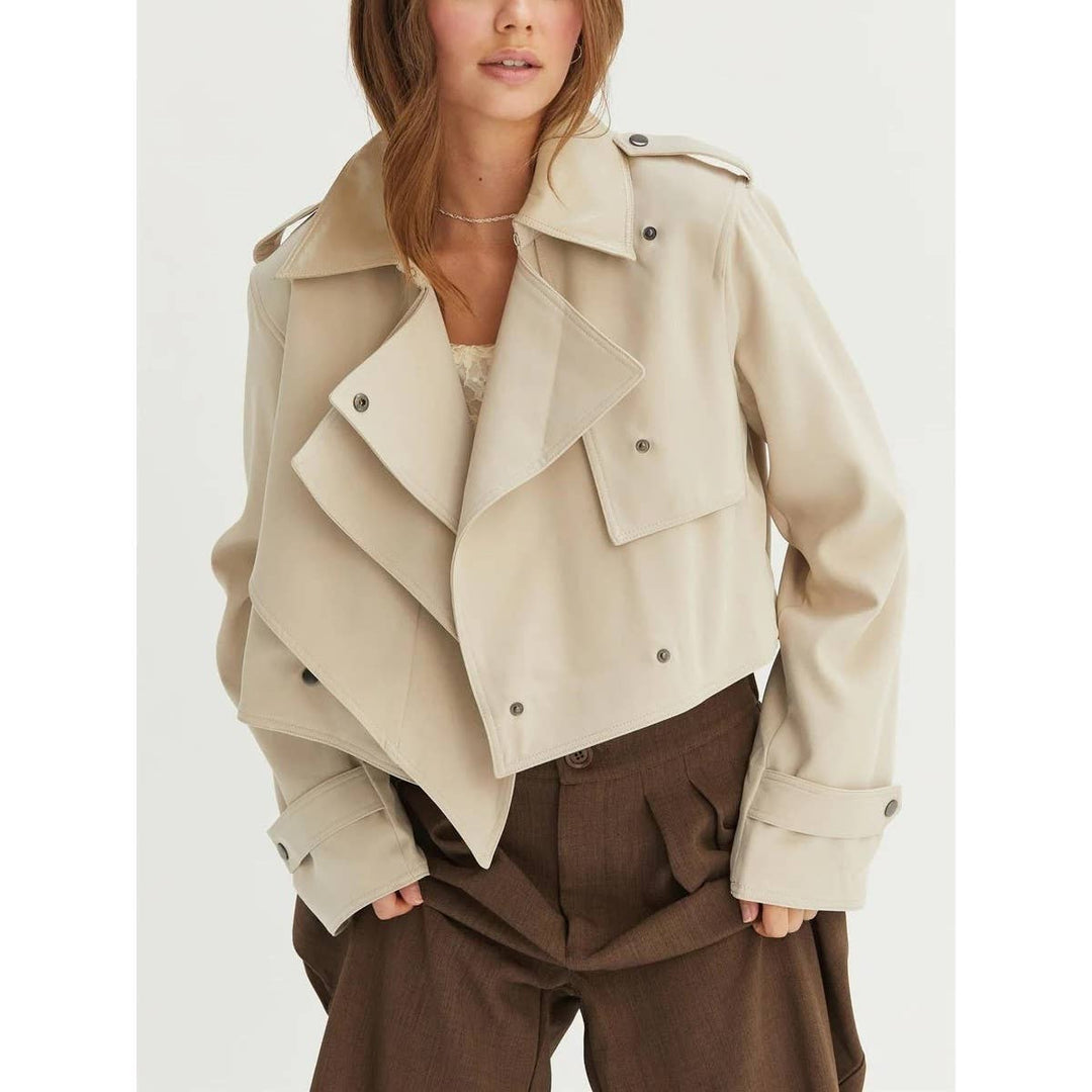 Demi CROPPED TRENCH COAT