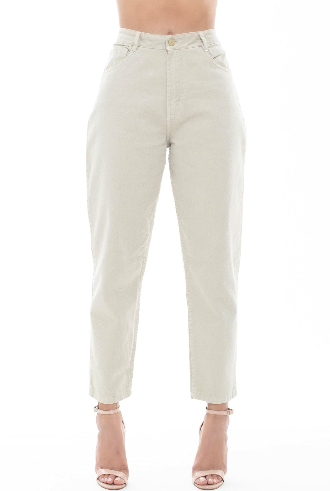 Baggy Beige Jeans - Jeans
