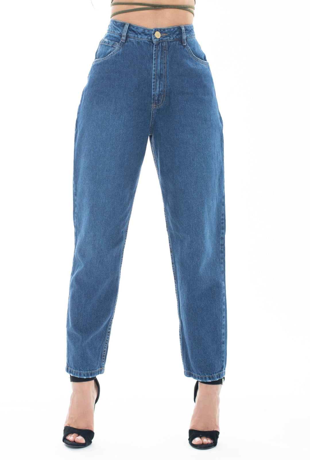 Baggy Blue Jeans - Blue / 6 - Jeans