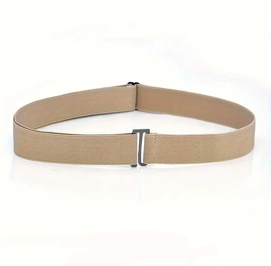 Beige waist elastic belt - One size