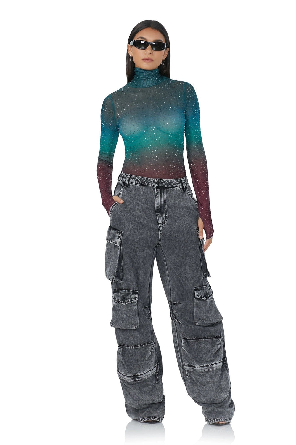 Beverly Rhinestone Top - Tops