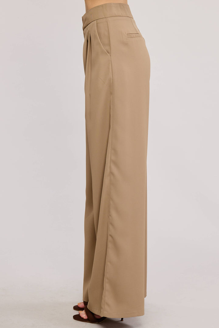 ANDY  WIDE-LEG TROUSER PANTS