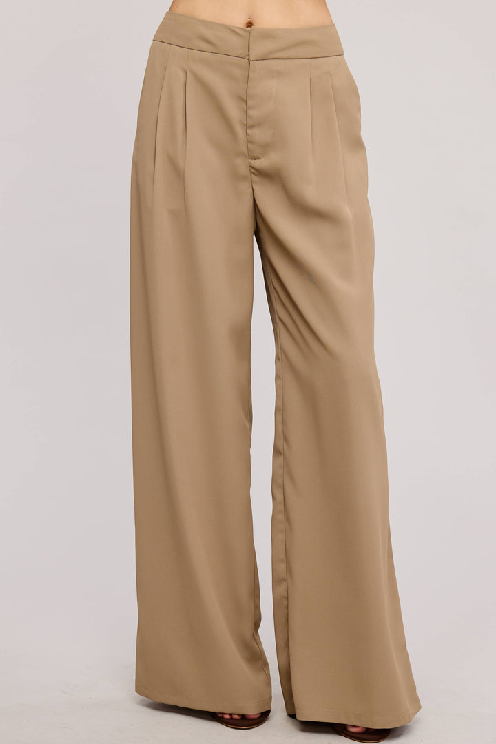 ANDY  WIDE-LEG TROUSER PANTS