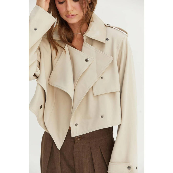 Demi CROPPED TRENCH COAT