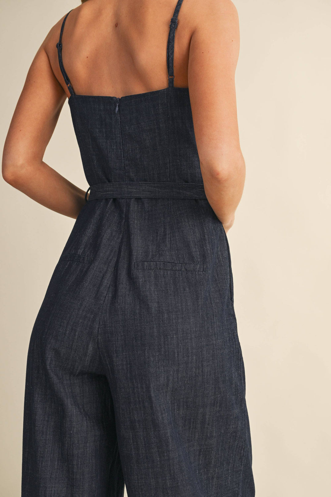 DENIM OVERSIZED JUMPSUIT - DK DENIM / M - jumpsuits & rompers