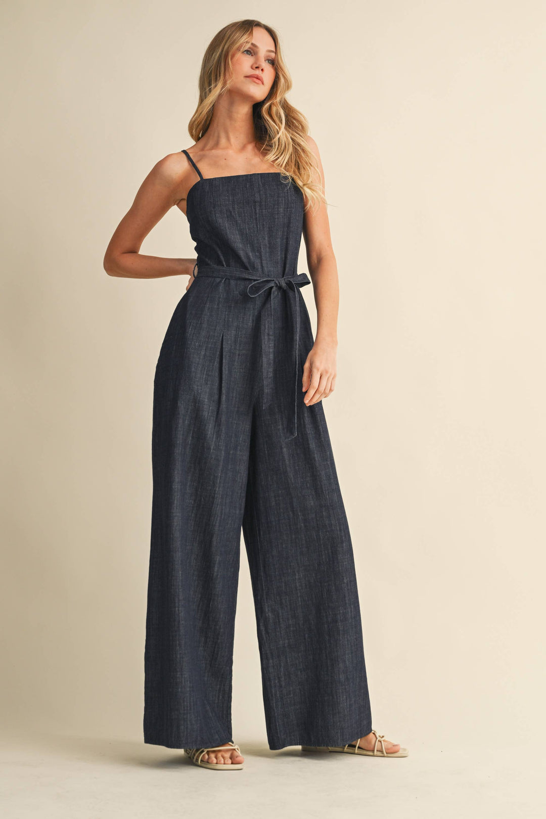 DENIM OVERSIZED JUMPSUIT - jumpsuits & rompers