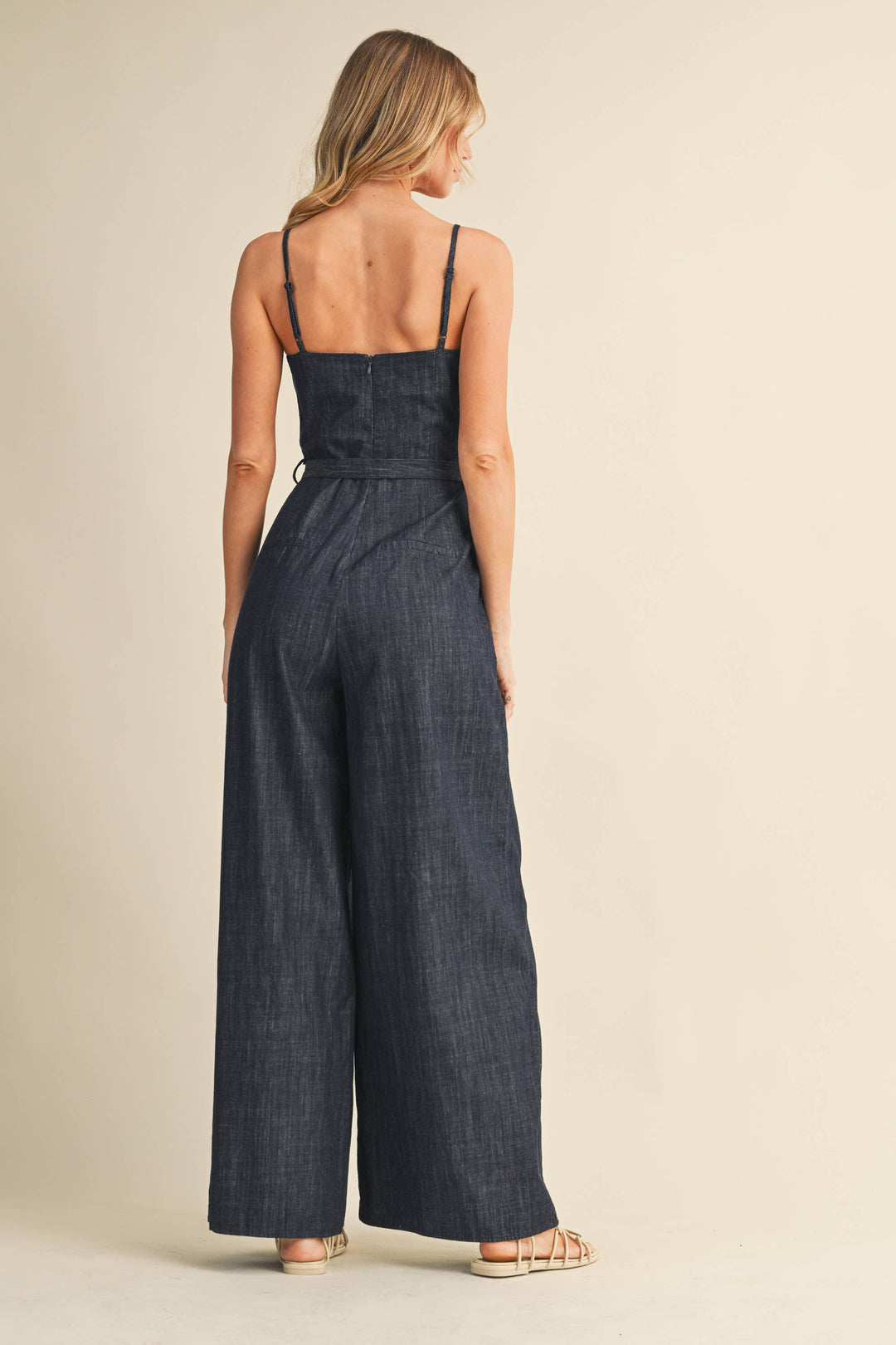 DENIM OVERSIZED JUMPSUIT - jumpsuits & rompers