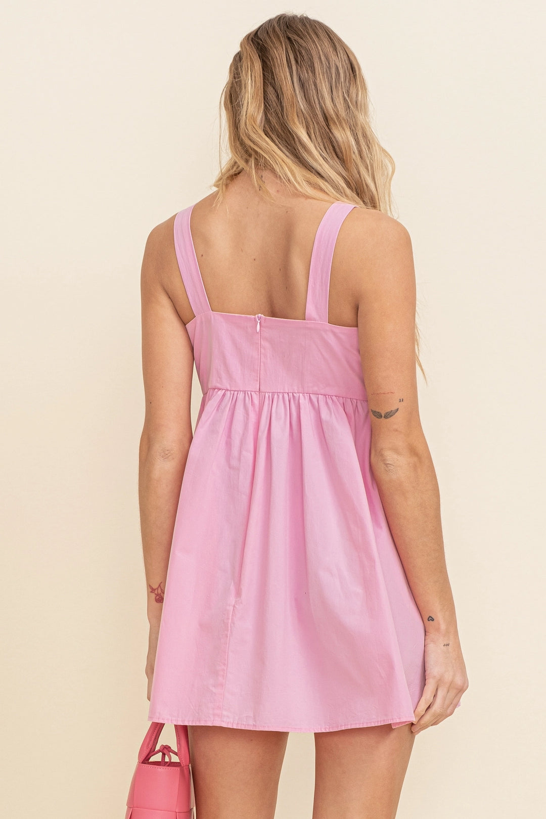 Georgina Pink Babydoll Dress