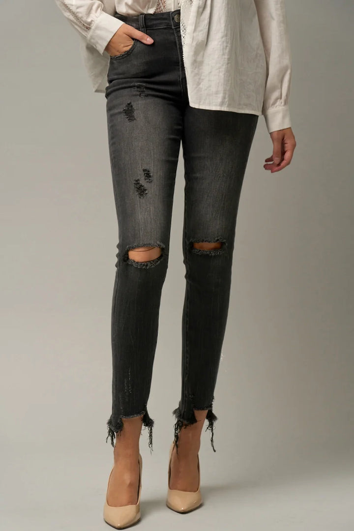Donna Stretch Mid Rise Skinny Jeans - Jeans