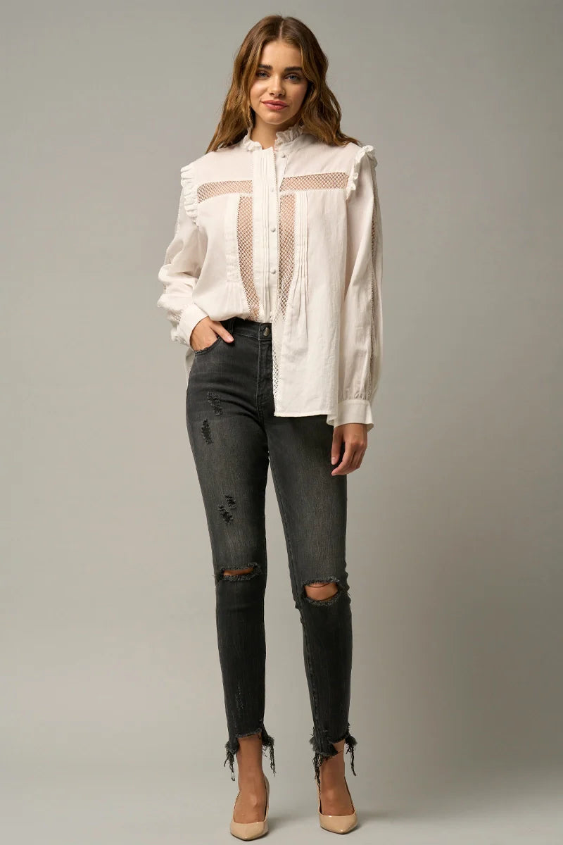 Donna Stretch Mid Rise Skinny Jeans - Jeans