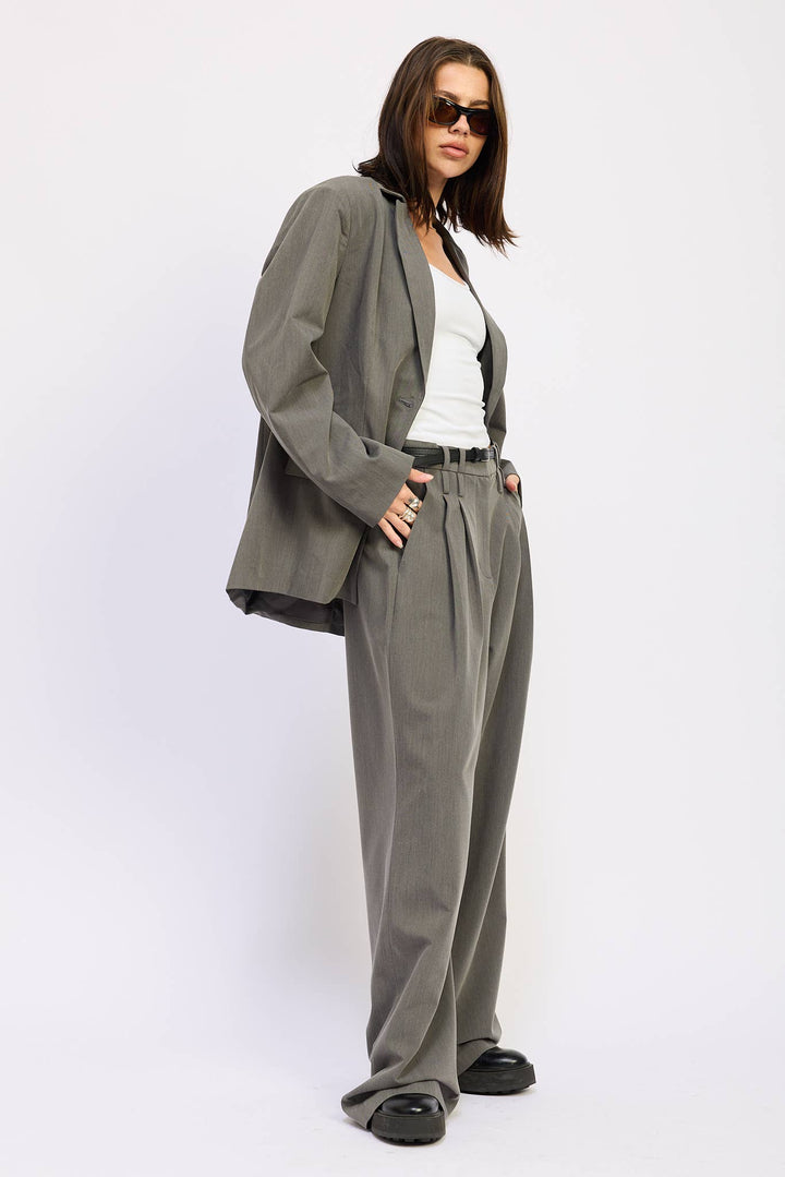LUCILE HIGH WAIST TROUSER PANT WITH BELT