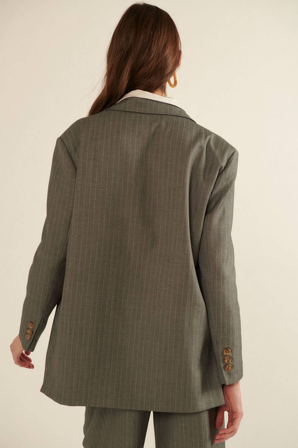 Nass Oversize Button-Front Blazer