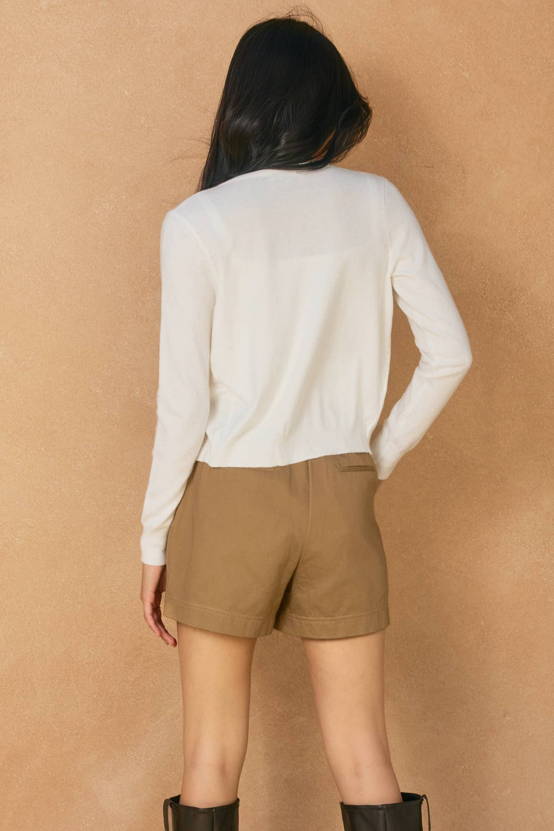 Easy To Lov Belt Pleated Shorts - Shorts