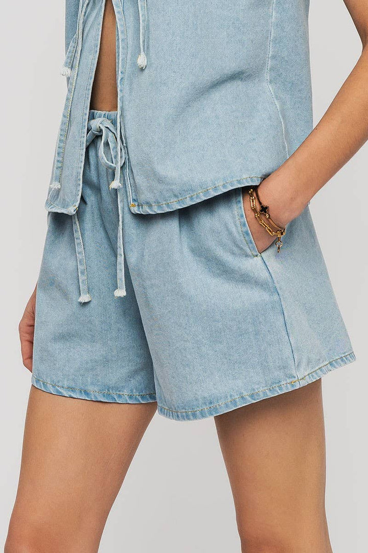 Mina Vest and Shorts Set