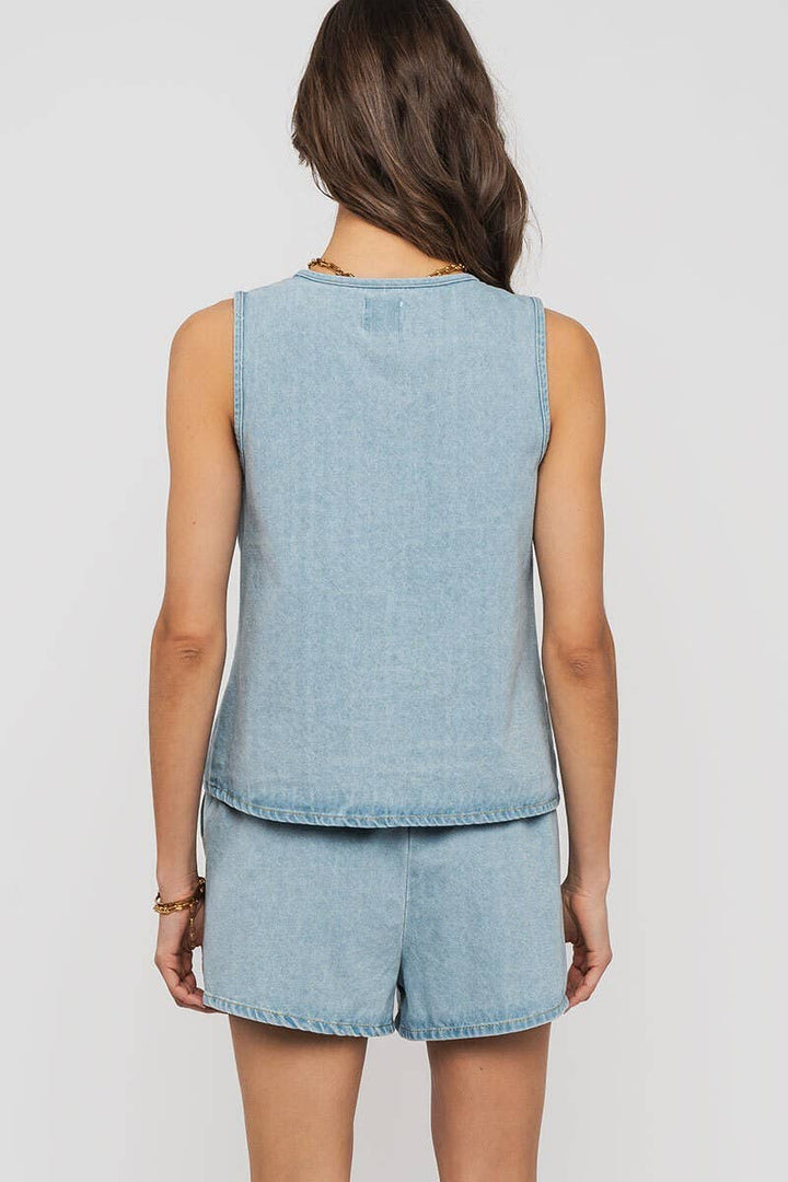 Mina Vest and Shorts Set