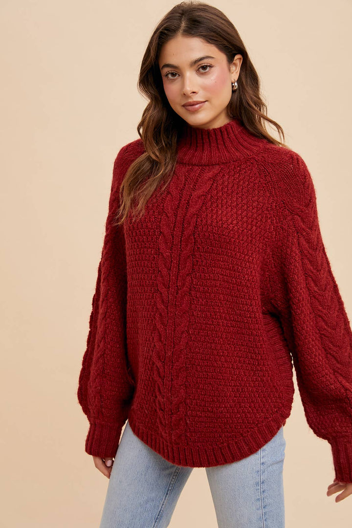 DYLAN  KNIT HIGHNECK SWEATER