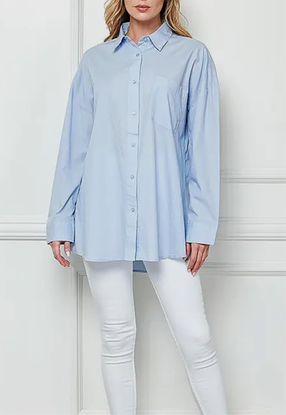 Gina Blue Blouse - Medium