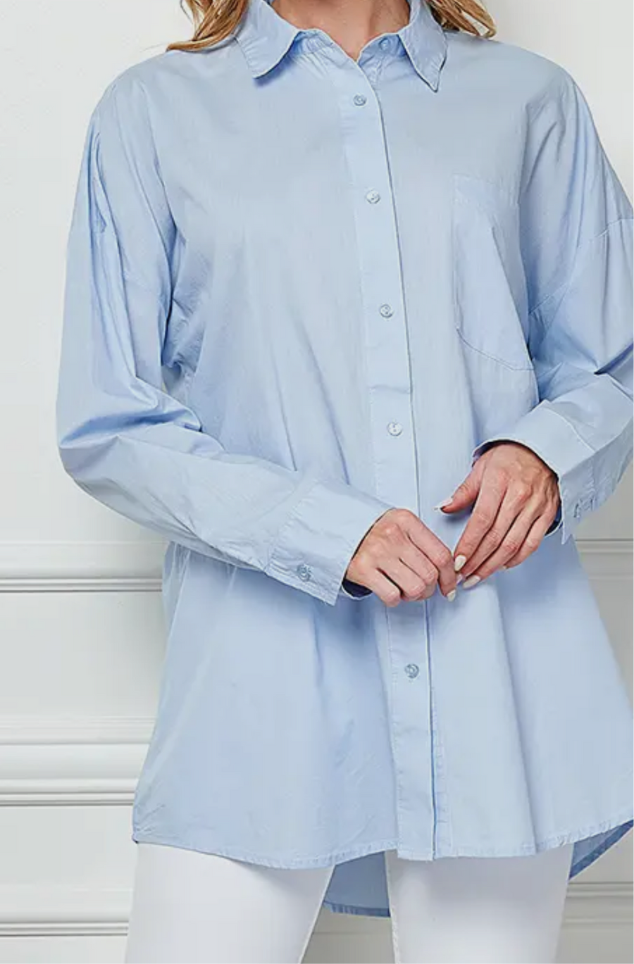 Gina Blue Blouse - Small