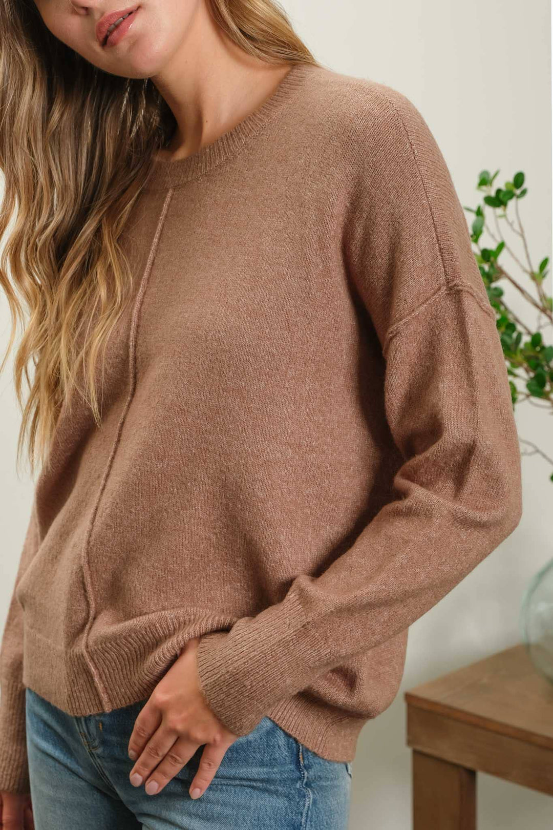 ISABEL SEAM KNIT SWEATER - Knit sweaters