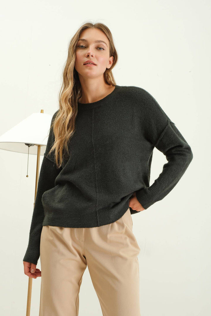 ISABEL SEAM KNIT SWEATER - Knit sweaters