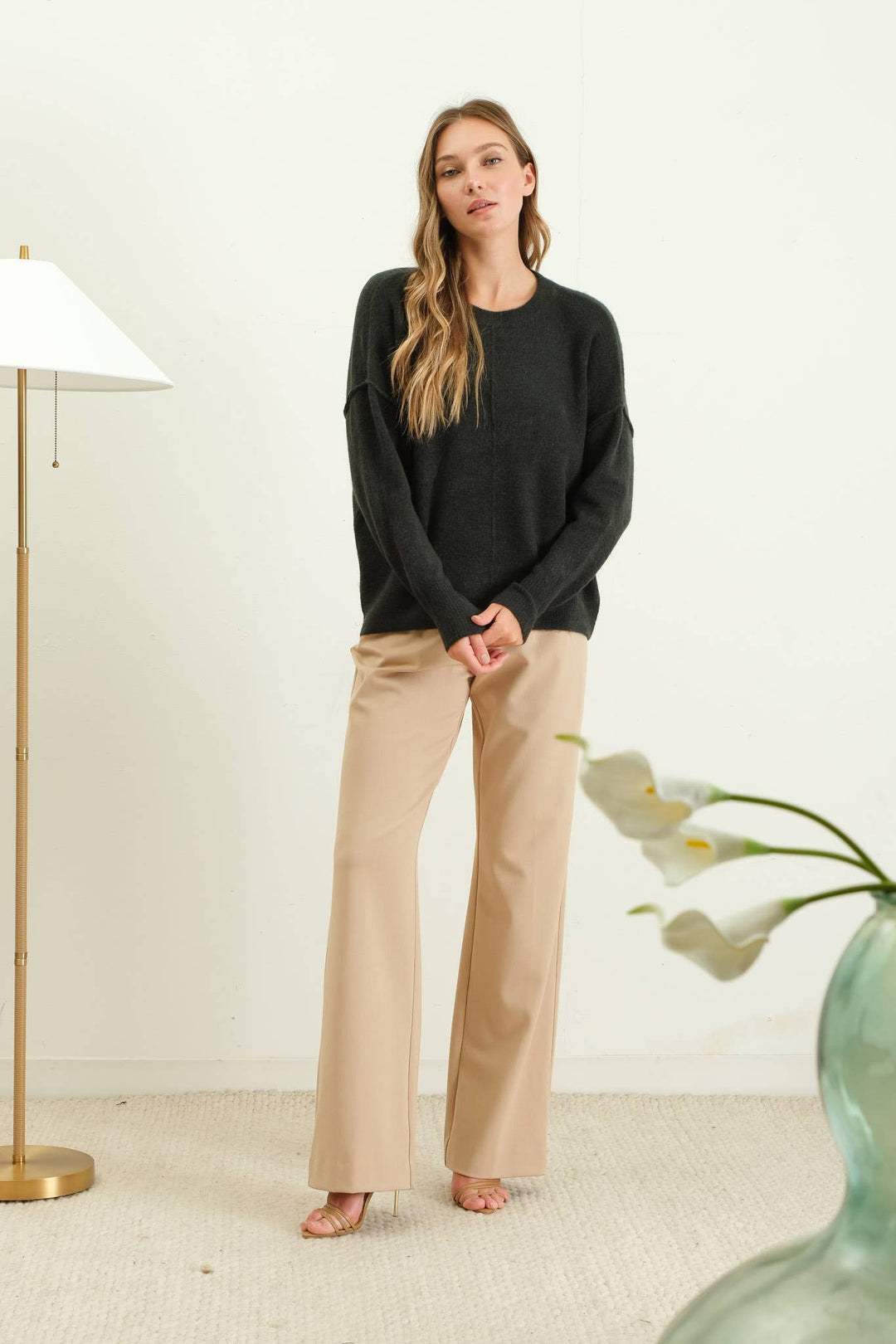 ISABEL SEAM KNIT SWEATER - Knit sweaters