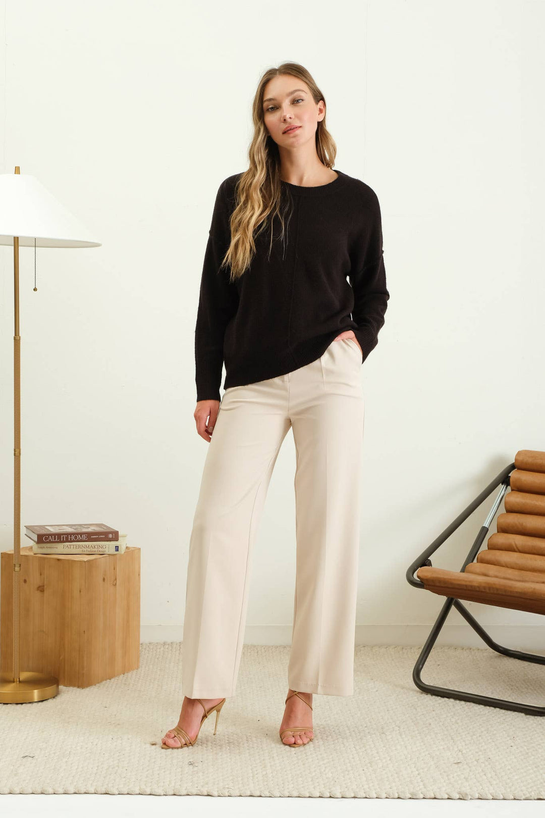 ISABEL SEAM KNIT SWEATER - Knit sweaters