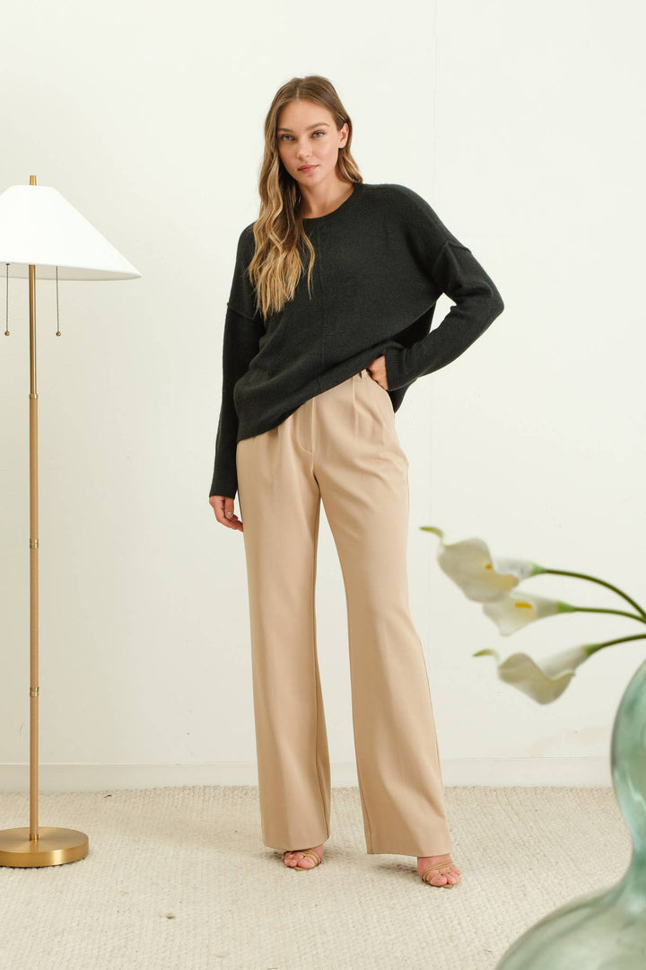 ISABEL SEAM KNIT SWEATER - Knit sweaters